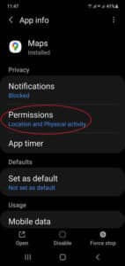 App Icon permissions