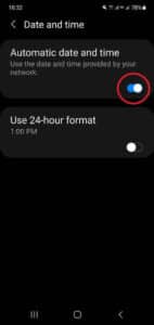 How to change time and date on android phone