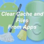 Clear app data and cache on Android