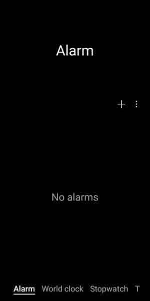 how to use the alarm on android