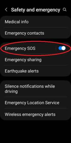 Emergency SOS on Android