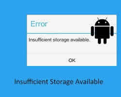fix insufficient storage android