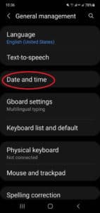 How to change time and date on android phone