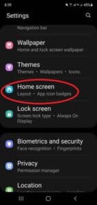 Hide Android Apps - Settings