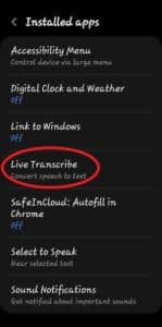 google live transcribe