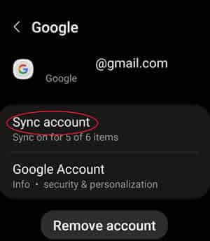 Fix account sync issues