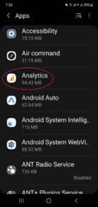 choose an app to limit background mobile data usage