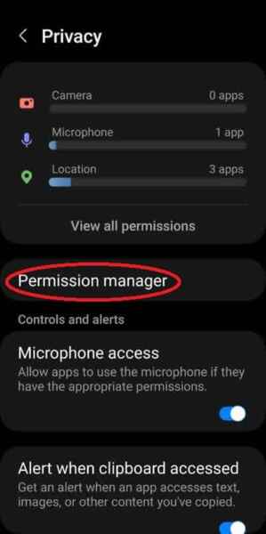 Android Privacy Settings