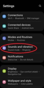 change the notification sound on android