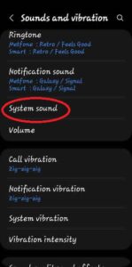 Change system sounds on Android