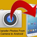 Transfer photos from camera to android
